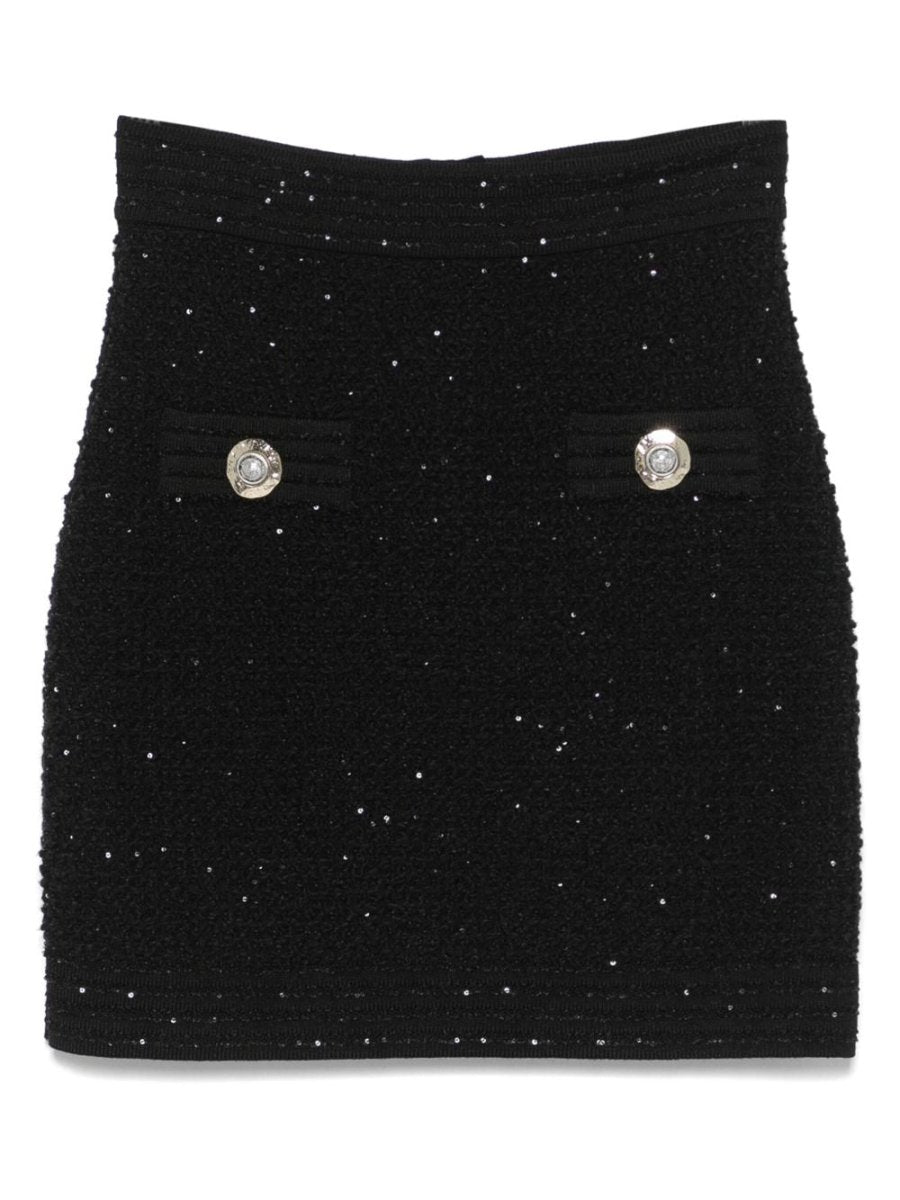 Balmain Tweed Mini Skirt - mondo moda griffe