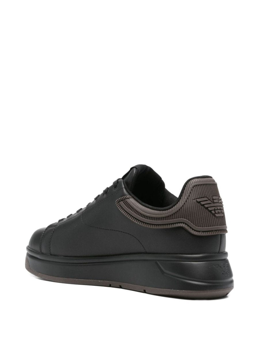 EMPORIO ARMANI EXCLUSIVE Lace - up low - top sneakers - mondo moda griffe