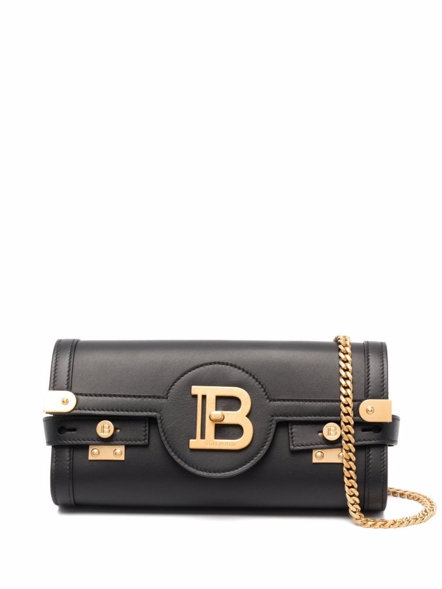 Balmain B - Buzz 23 leather shoulder bag - mondo moda griffe