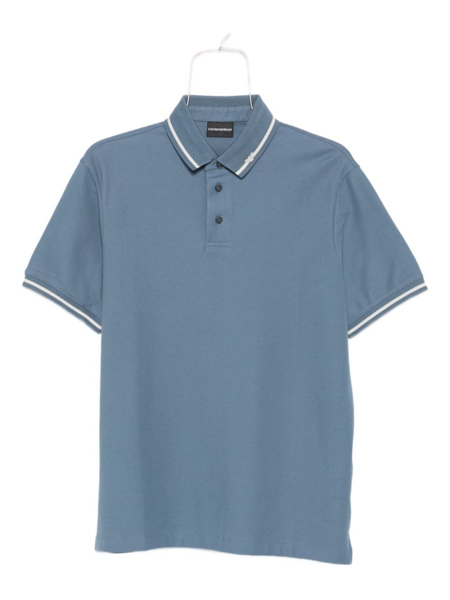 Emporio Armani T-shirts and Polos Blue - mondo moda griffe