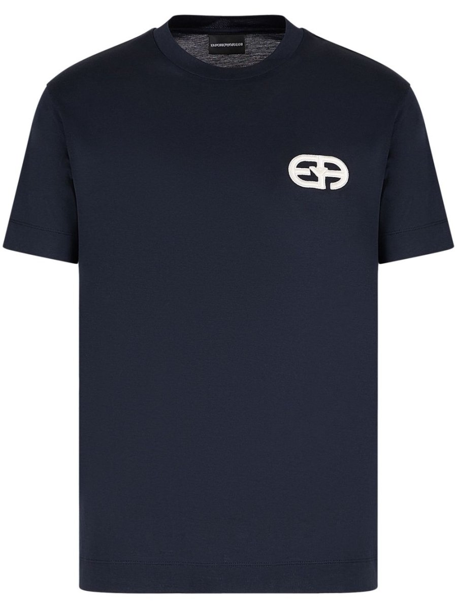 Emporio Armani T-shirts and Polos Blue - mondo moda griffe