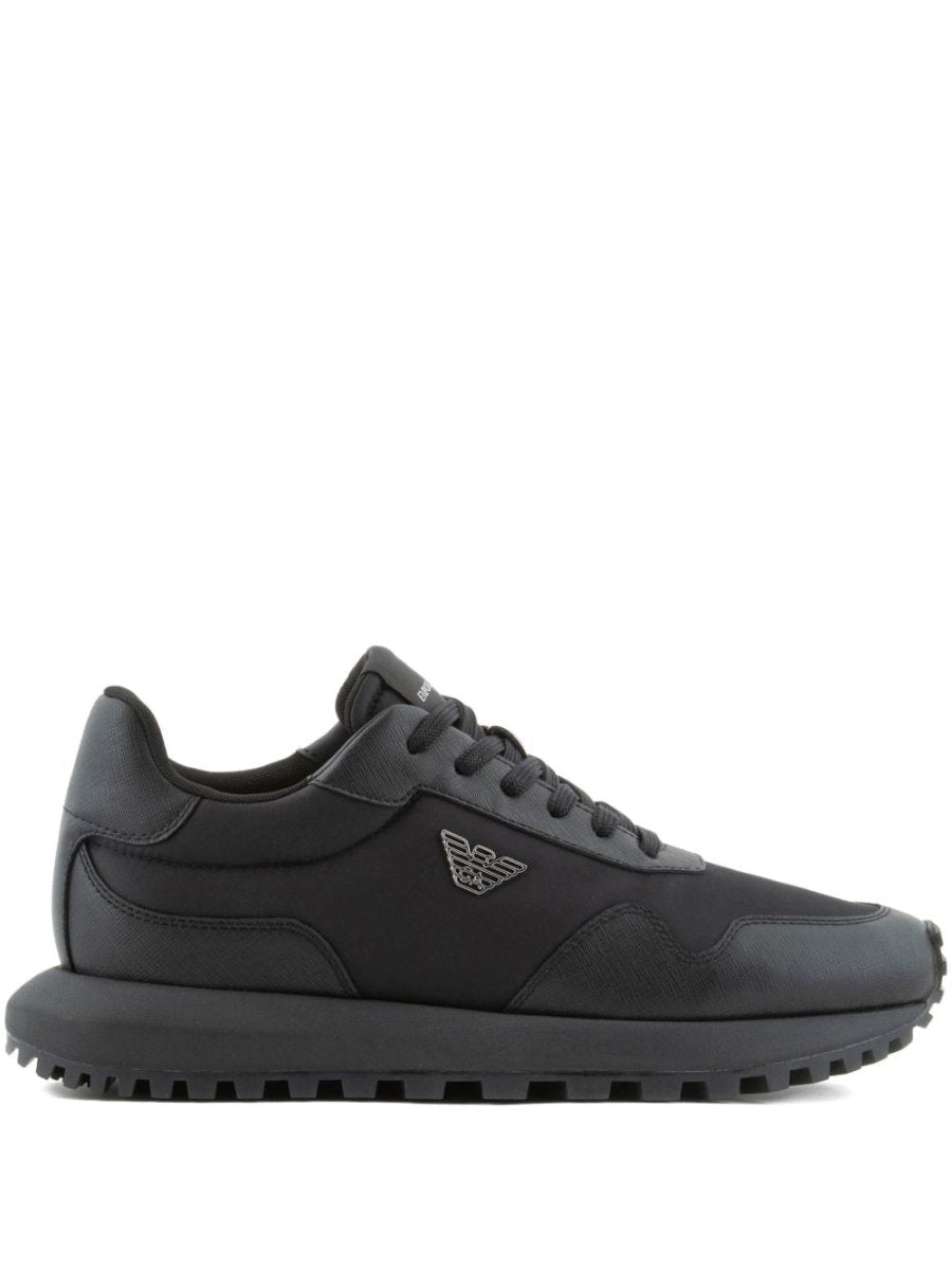 EMPORIO ARMANI EXCLUSIVE Logo - charm lace - up sneakers - mondo moda griffe
