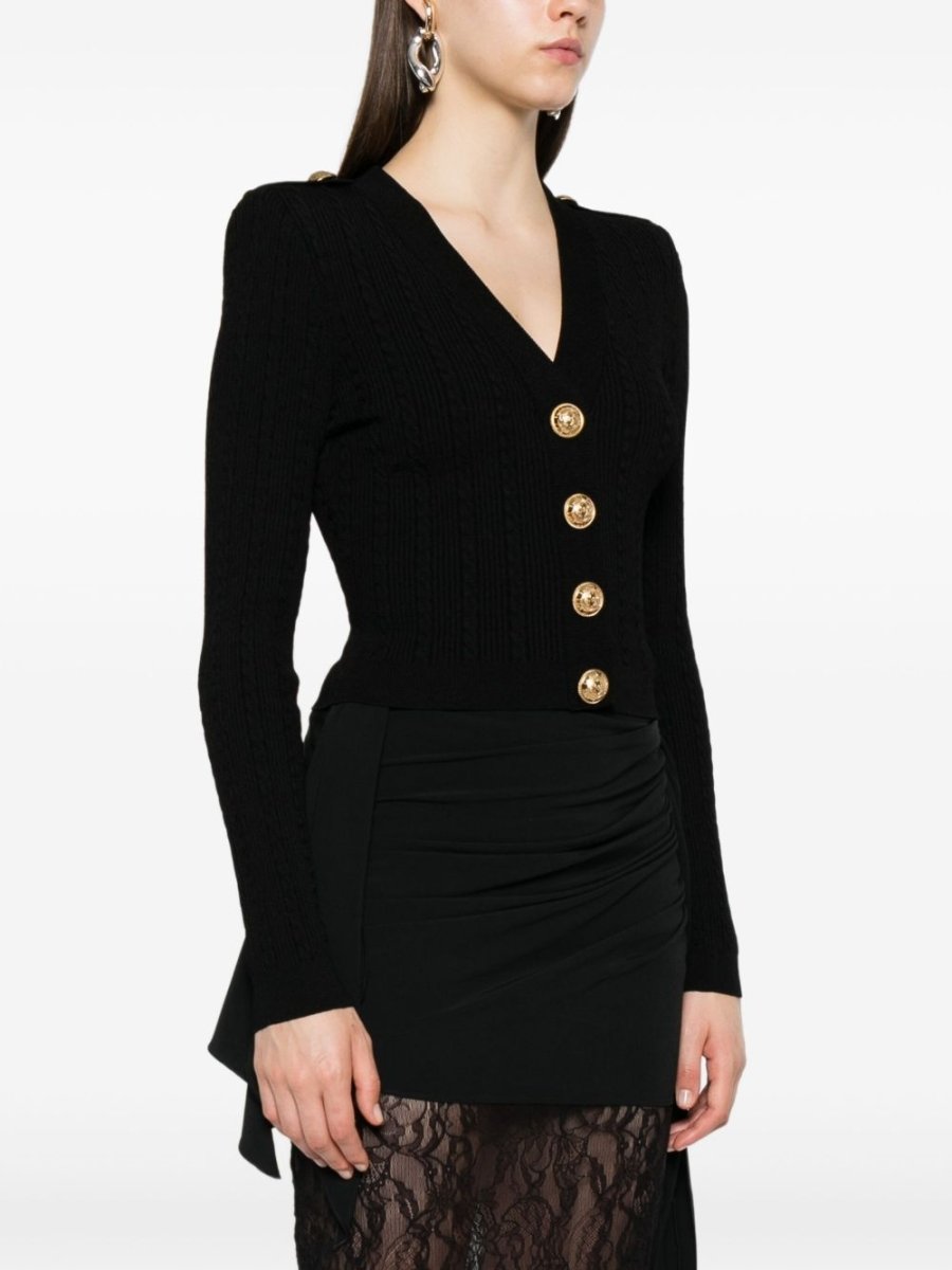 Balmain Knitted Cardigan - mondo moda griffe