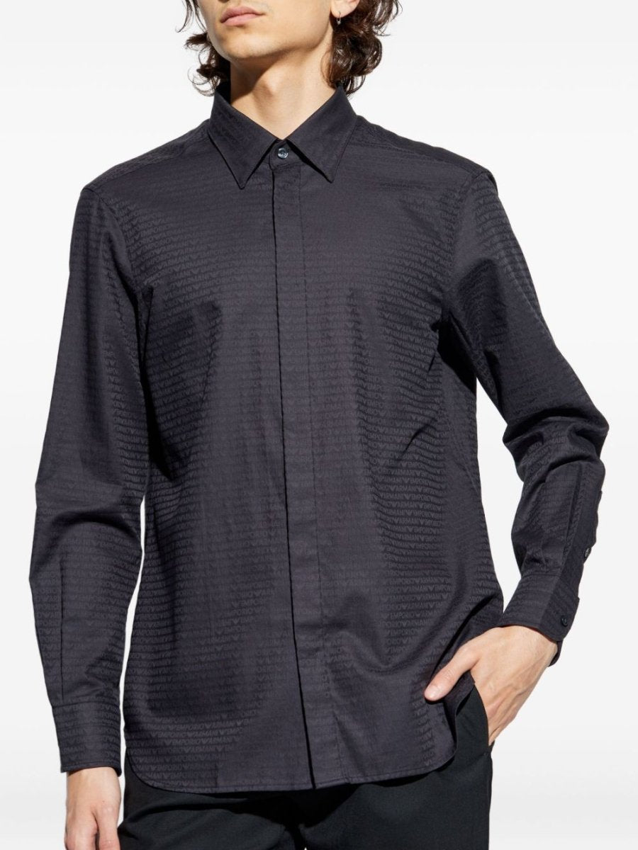 Emporio Armani Shirts Black - mondo moda griffe