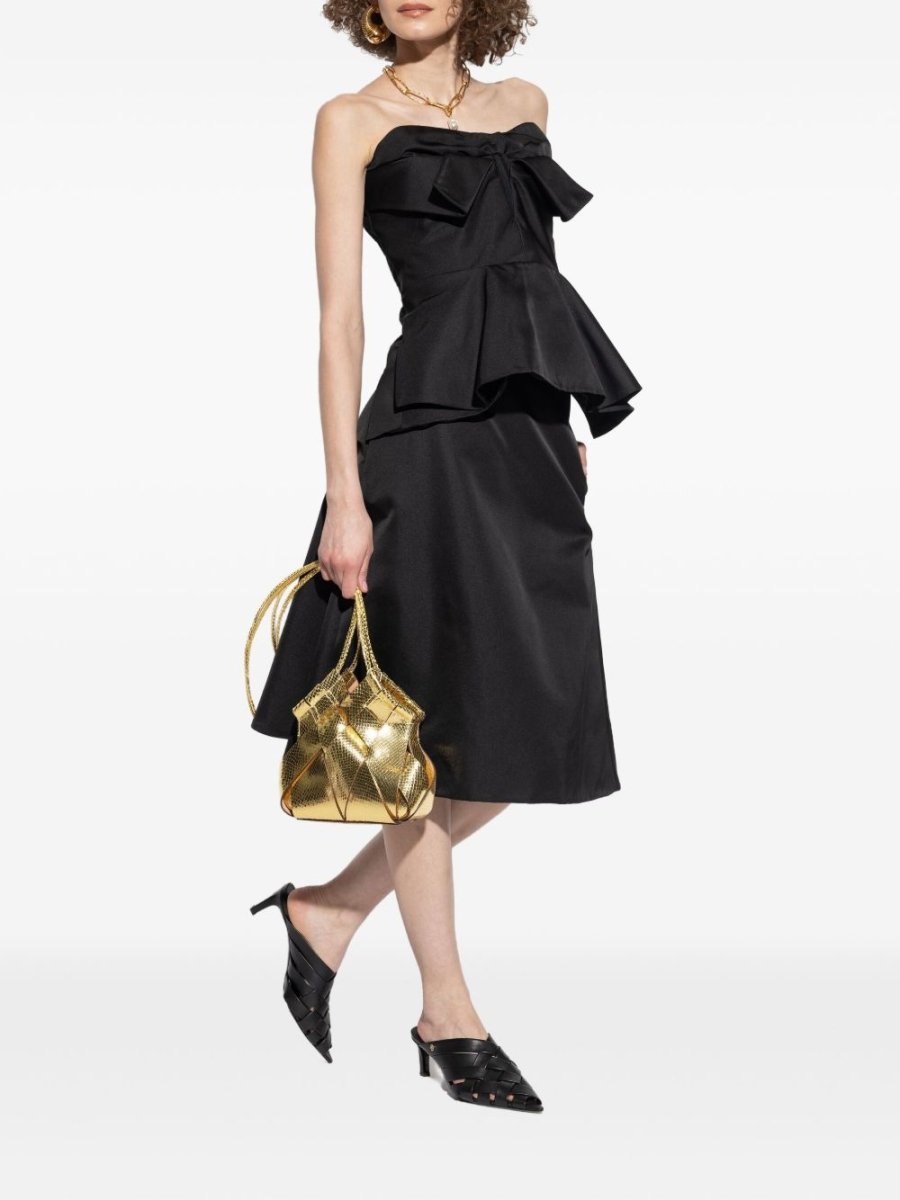 Alexander McQueen Satin A - line skirt - mondo moda griffe