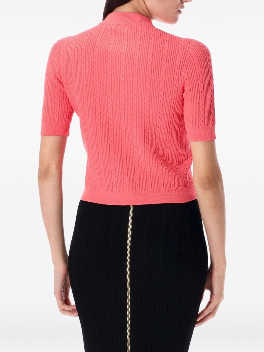 Balmain Cable - knit buttoned cardigan - mondo moda griffe