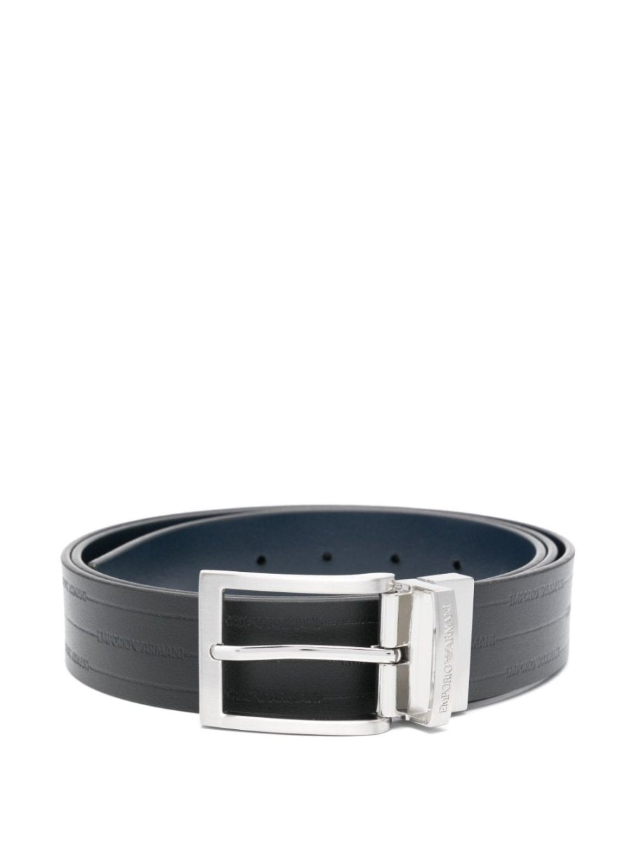 EMPORIO ARMANI EXCLUSIVE Leather belt - mondo moda griffe
