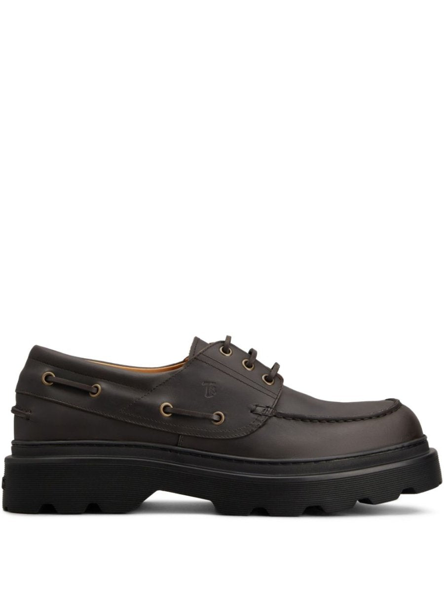 Tod's leather boat shoes - mondo moda griffe