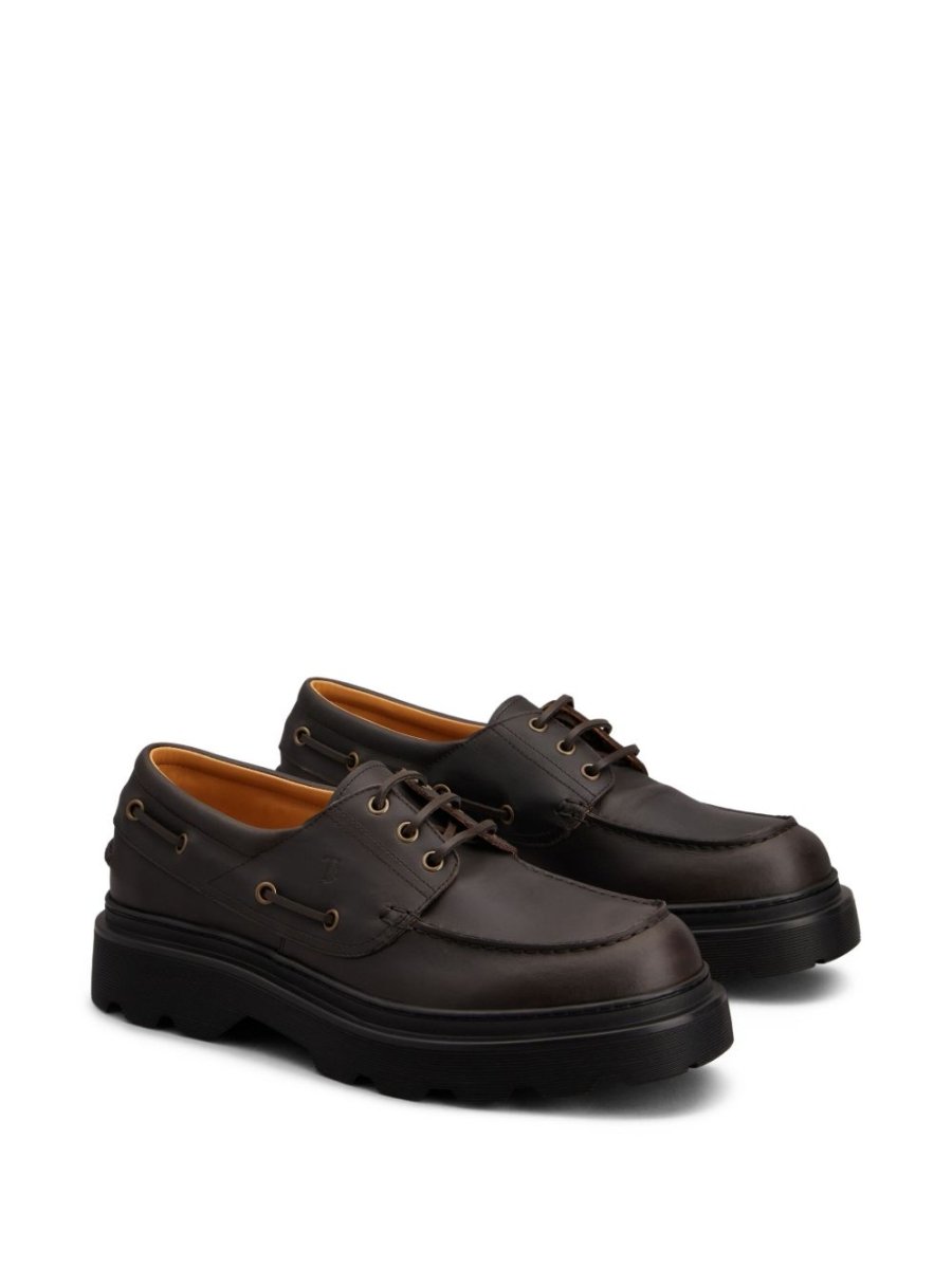 Tod's leather boat shoes - mondo moda griffe