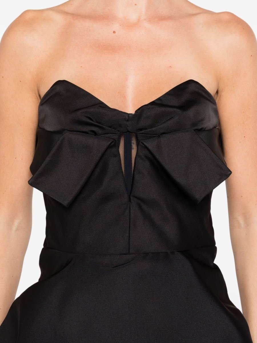Alexander McQueen Bow - detailed peplum top - mondo moda griffe
