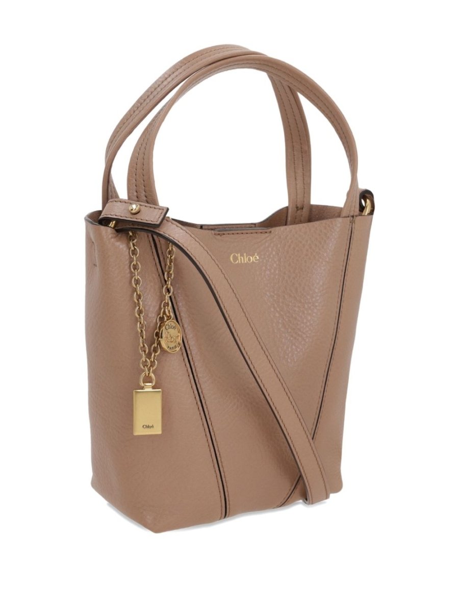 Chloé Spin small leather tote bag - mondo moda griffe