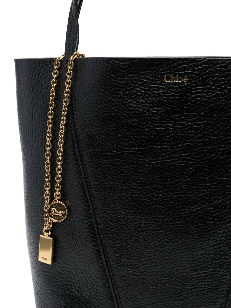 Chloé Spin medium leather tote bag - mondo moda griffe