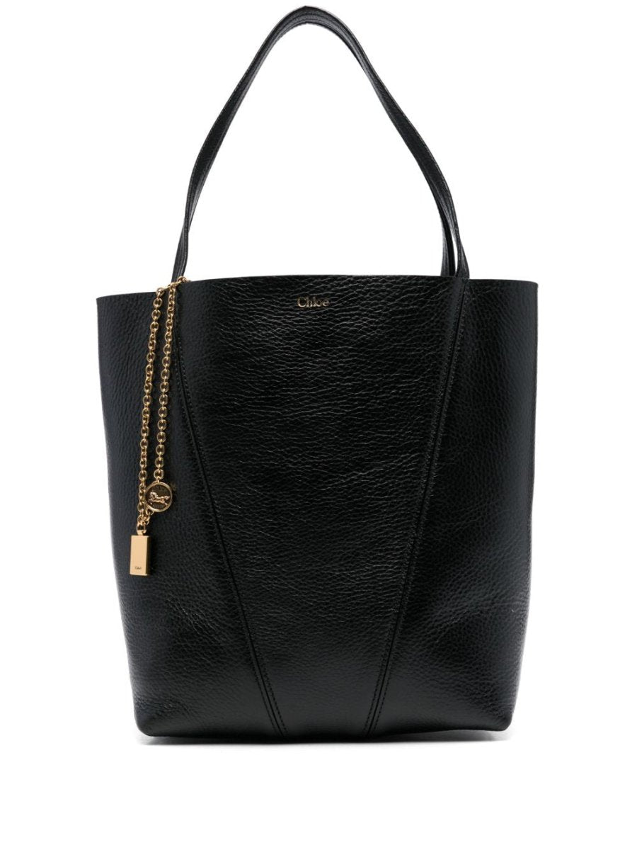 Chloé Spin medium leather tote bag - mondo moda griffe