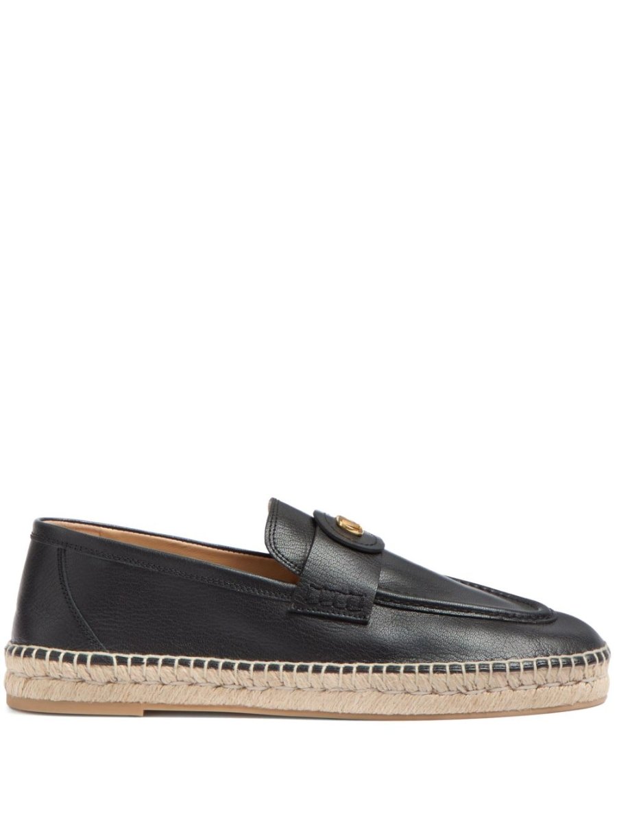 Valentino Garavani Vlogo Signature Calfskin Moccasin - mondo moda griffe