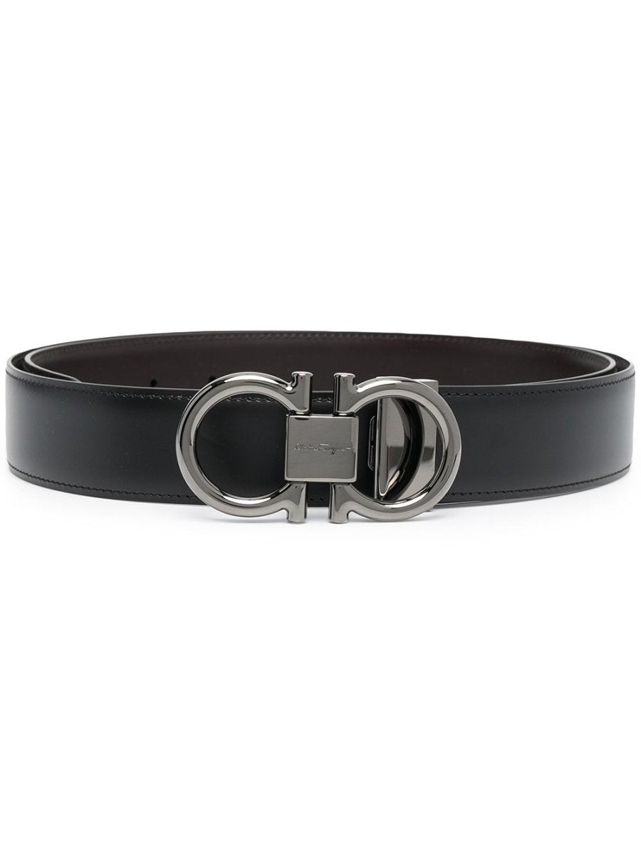 Ferragamo Gancini leather belt - mondo moda griffe