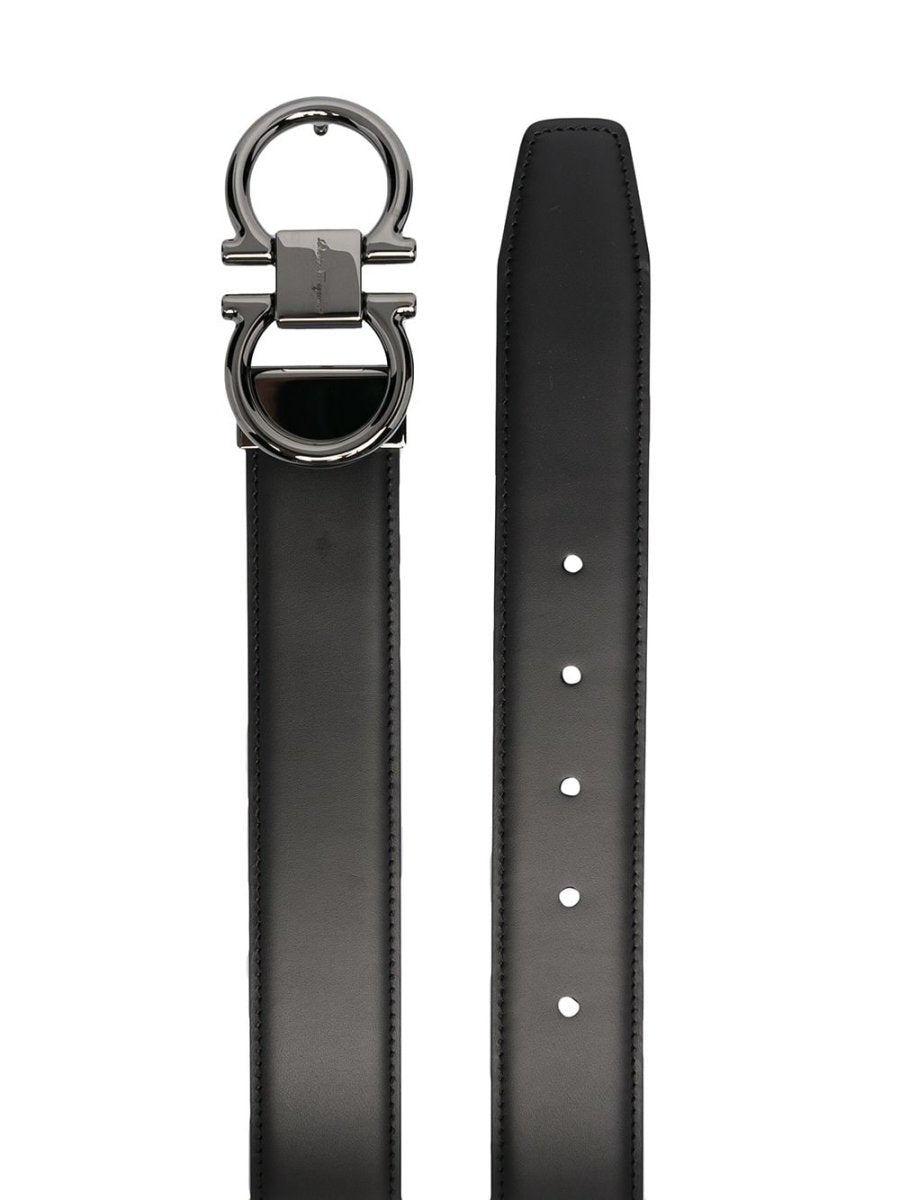 Ferragamo Gancini leather belt - mondo moda griffe