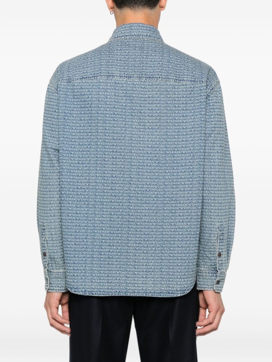 Emporio Armani Shirts Blue - mondo moda griffe