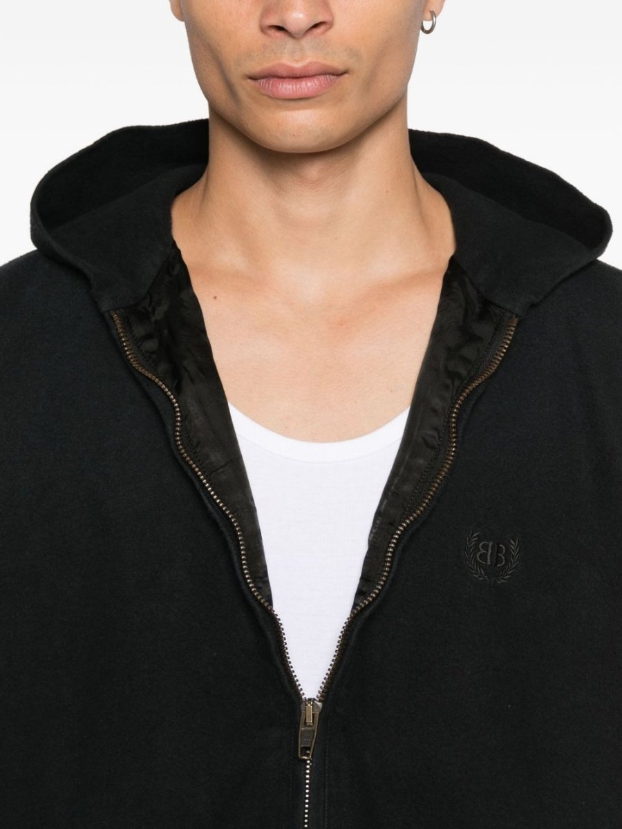 Balenciaga Jacket with hood and zip - mondo moda griffe