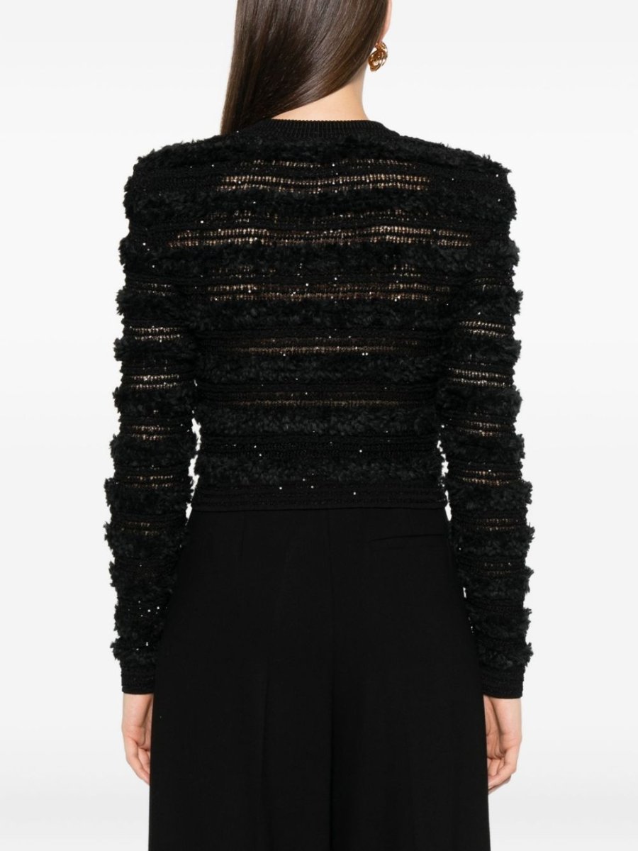 Balmain Sequin - embellished cardigan - mondo moda griffe