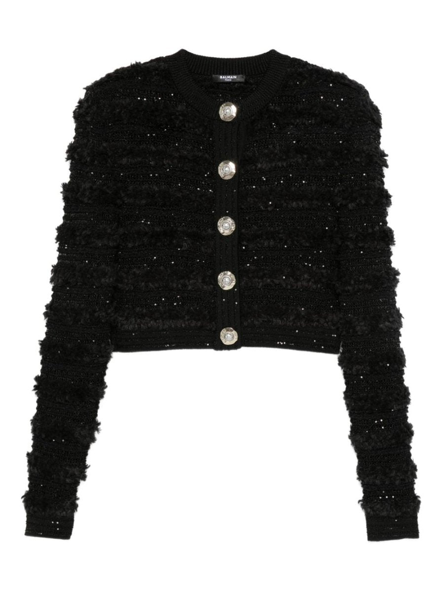 Balmain Sequin - embellished cardigan - mondo moda griffe