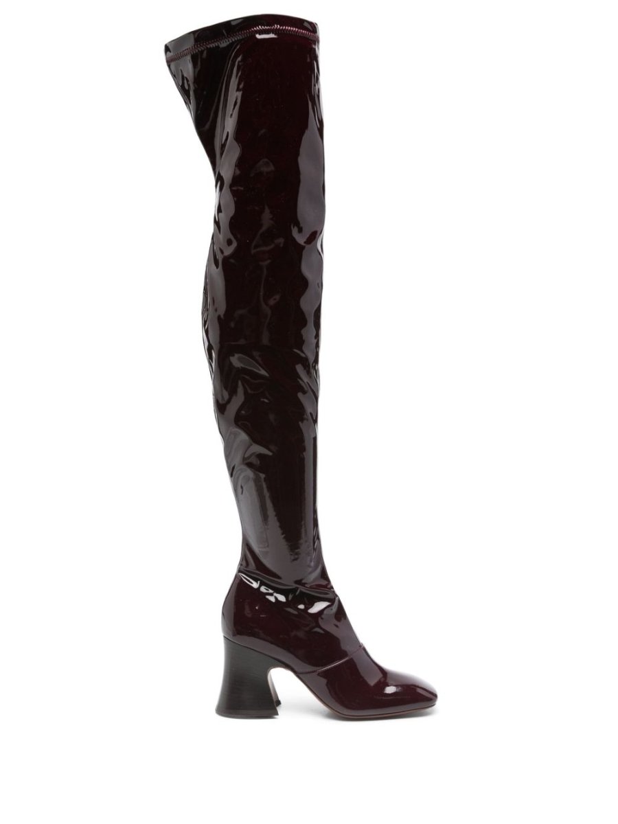 Chloé Chloè Boots Bordeaux - mondo moda griffe