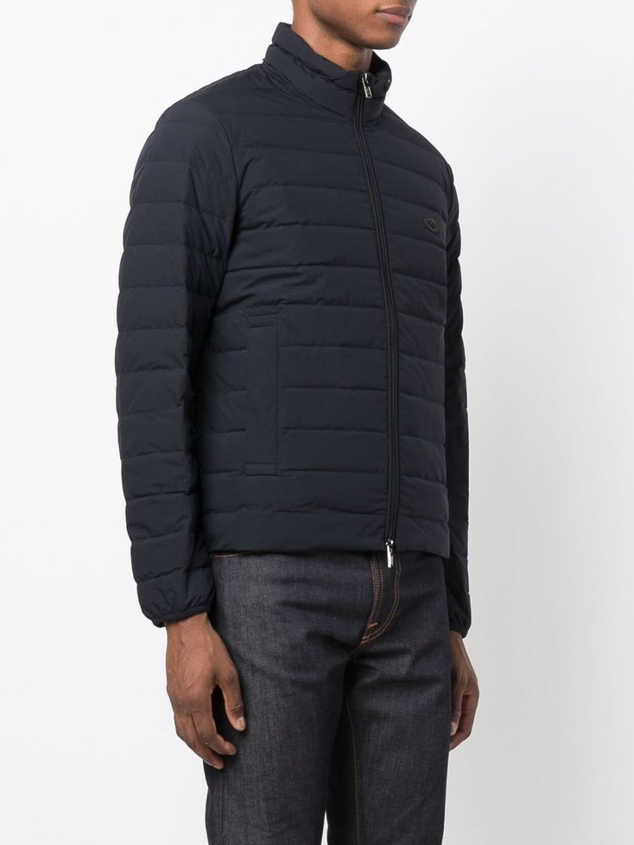 Emporio Armani Down jacket with application - mondo moda griffe
