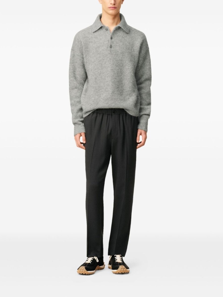 Ami Paris Trousers Grey - mondo moda griffe