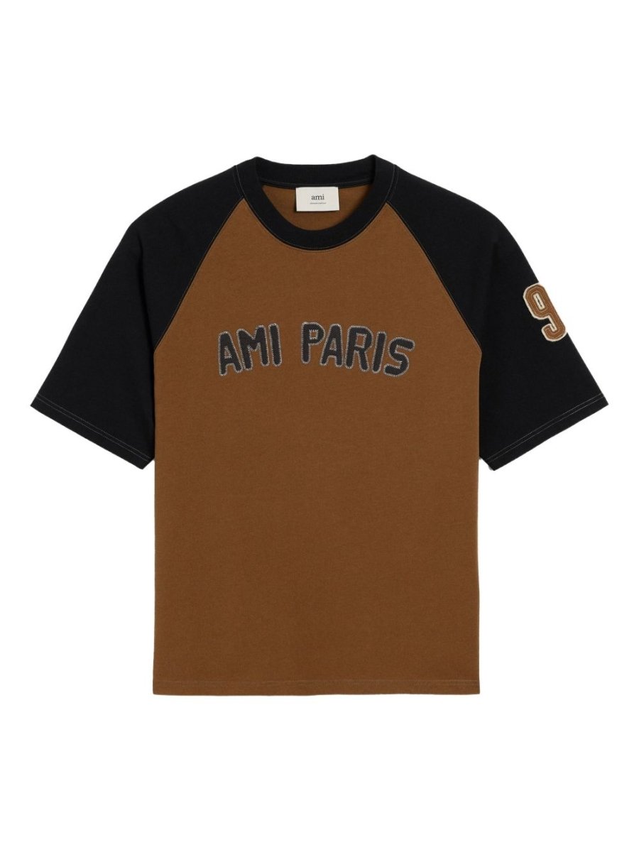 Ami Paris T-shirts and Polos Brown - mondo moda griffe