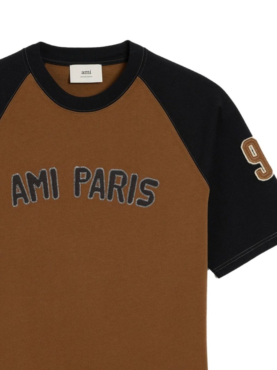 Ami Paris T-shirts and Polos Brown - mondo moda griffe