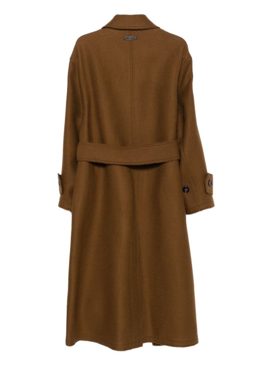 Ami Paris Coats Brown - mondo moda griffe
