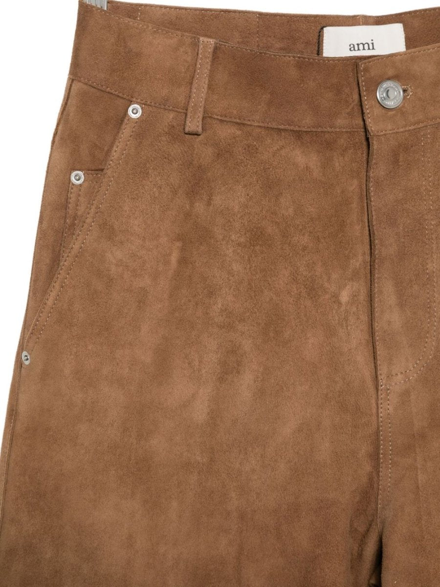 Ami Paris Trousers Brown - mondo moda griffe