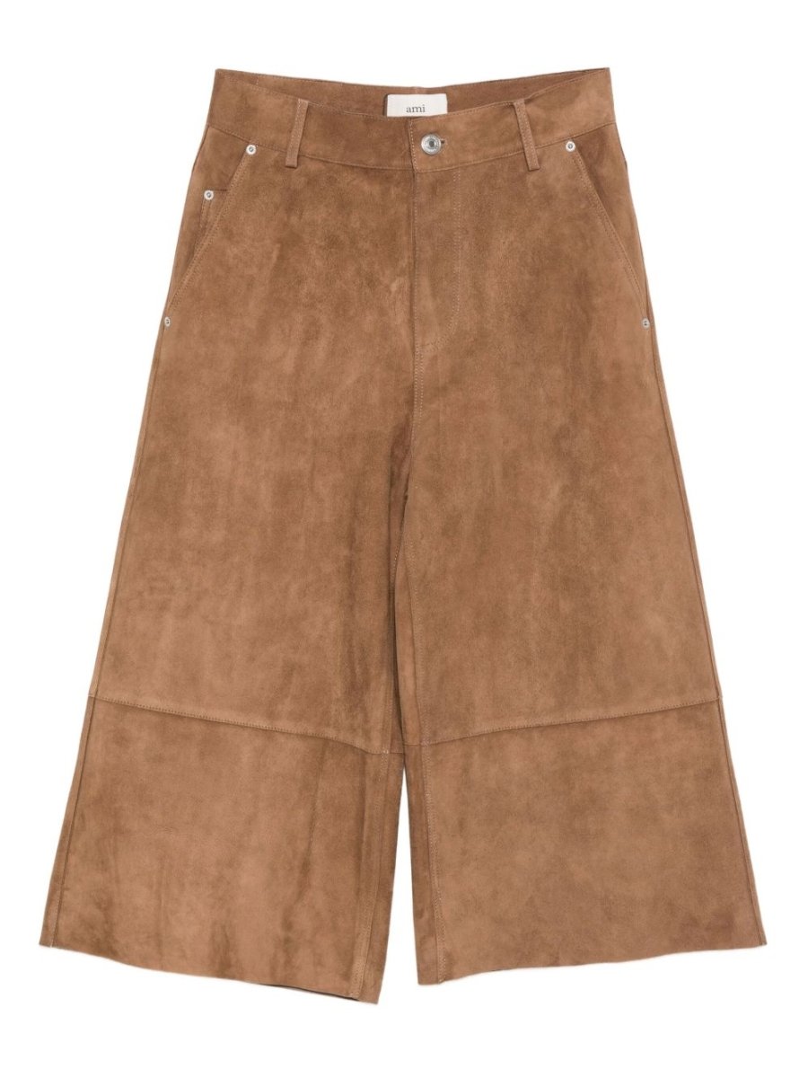 Ami Paris Trousers Brown - mondo moda griffe