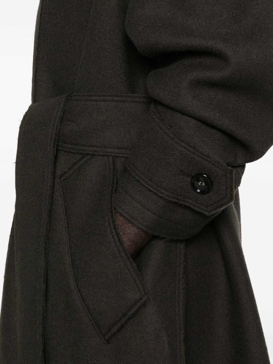 Ami Paris Coats Grey - mondo moda griffe