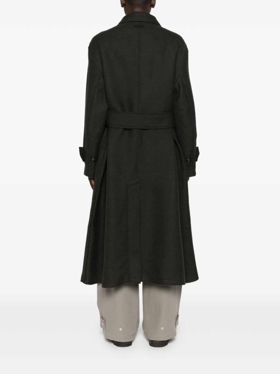 Ami Paris Coats Grey - mondo moda griffe