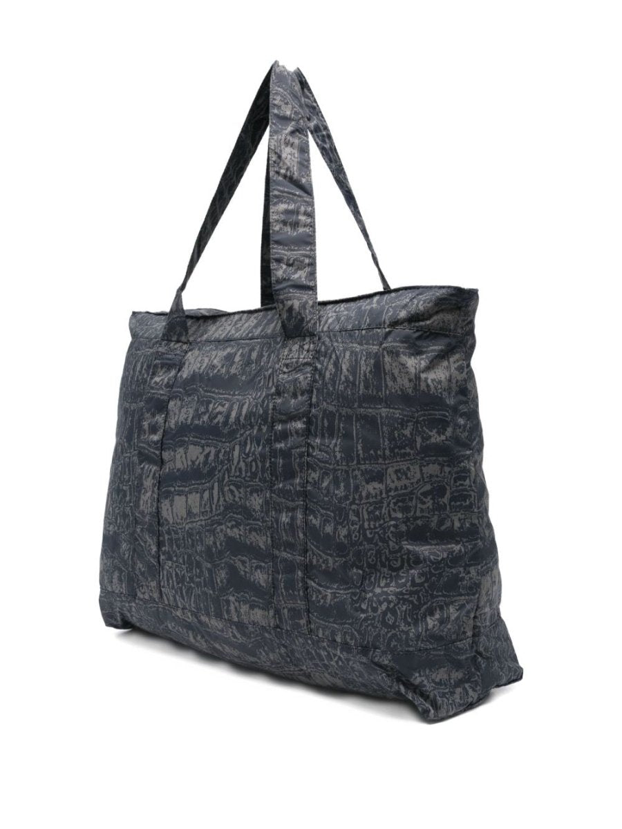 Adidas By Stella McCartney Foldable bag with a slightly shiny crocodile print - mondo moda griffe