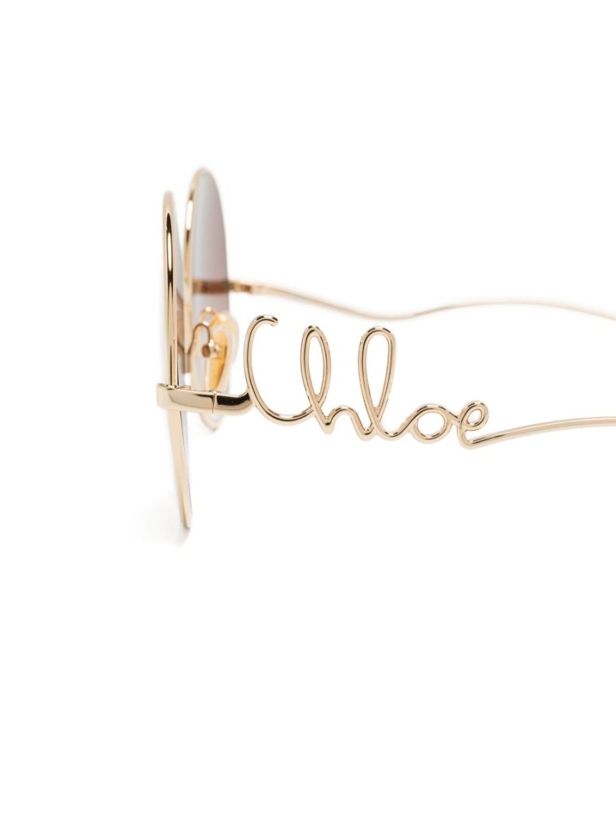 Chloé Chloè Sunglasses Golden - mondo moda griffe