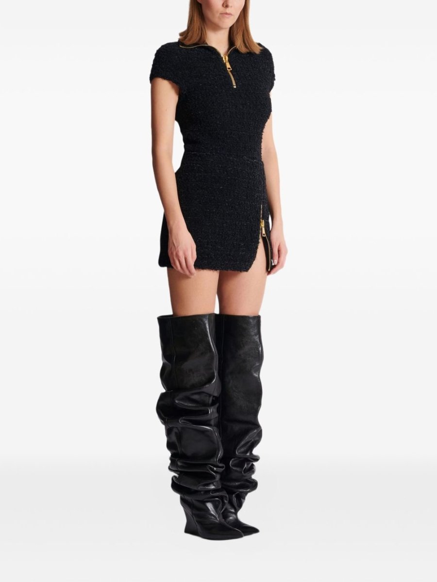 Balmain Short zipped tweed skirt - mondo moda griffe