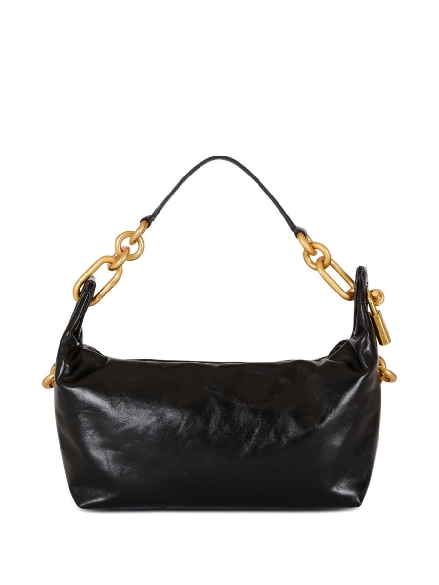 Balmain Sync medium leather shoulder bag - mondo moda griffe