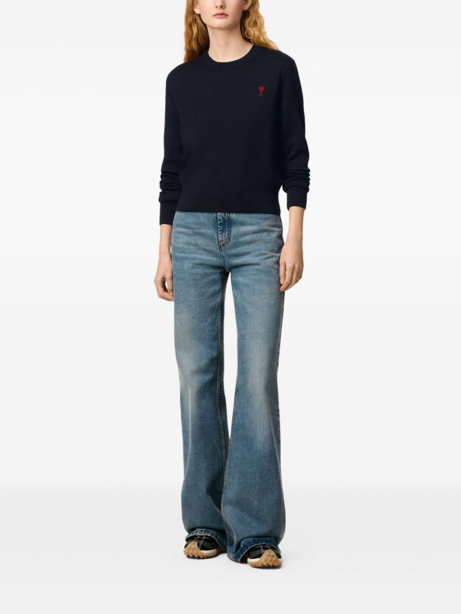 Ami Paris Sweaters Blue - mondo moda griffe