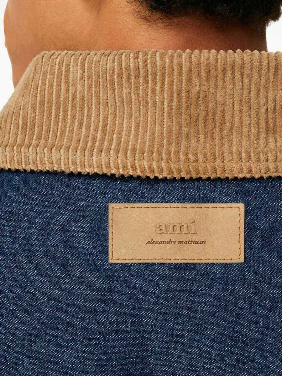 Ami Paris Coats Blue - mondo moda griffe