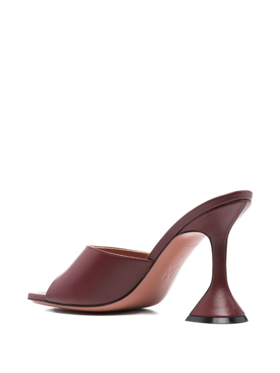 Amina Muaddi Sandals Bordeaux - mondo moda griffe