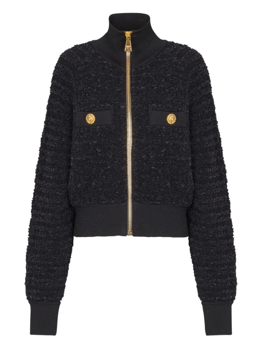 Balmain Tweed bomber jacket - mondo moda griffe