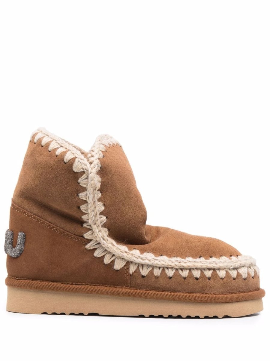 Mou Boots Leather Brown - mondo moda griffe