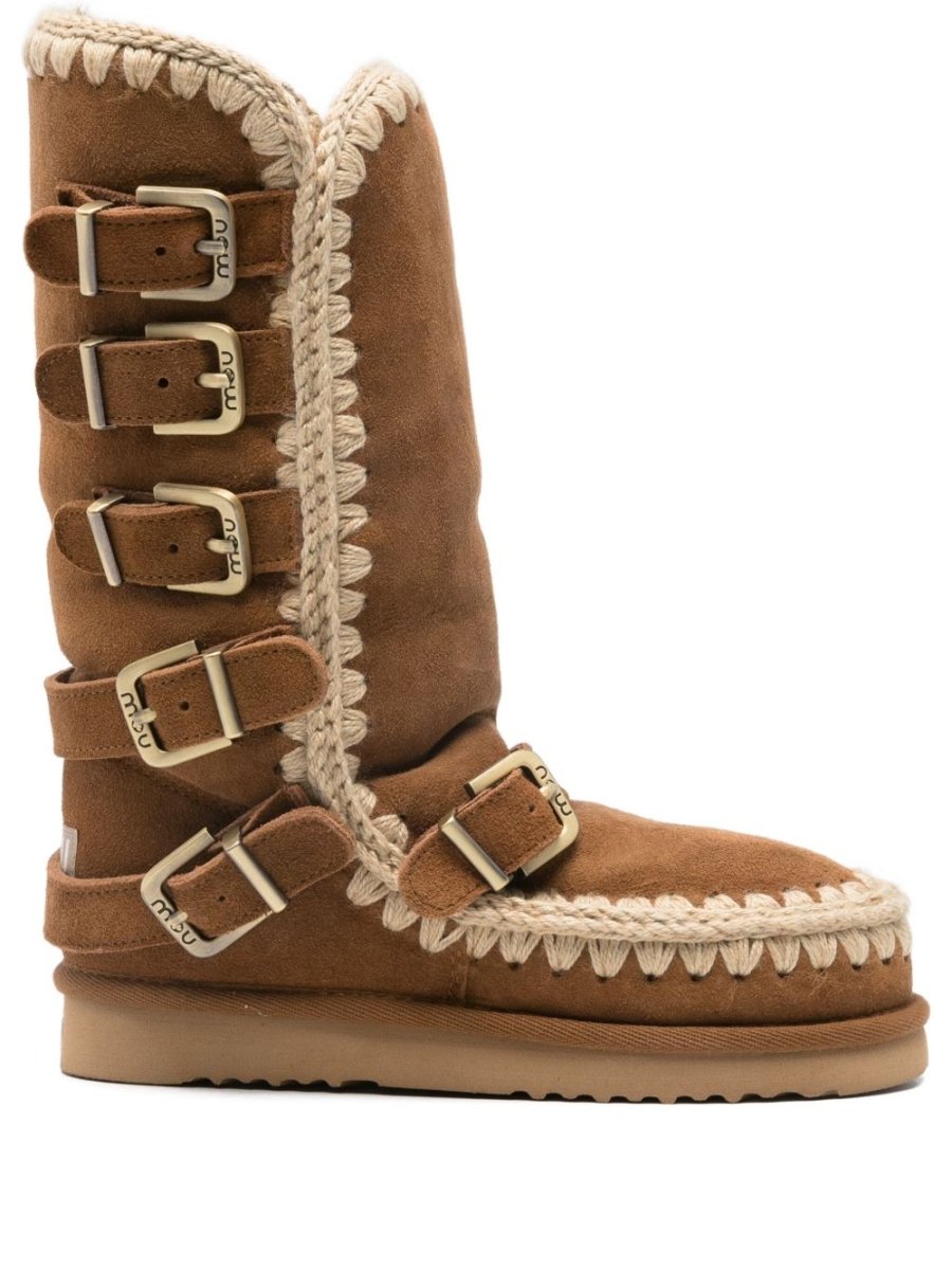 Mou Boots Leather Brown - mondo moda griffe