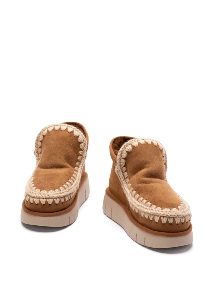 Mou Boots Leather Brown - mondo moda griffe