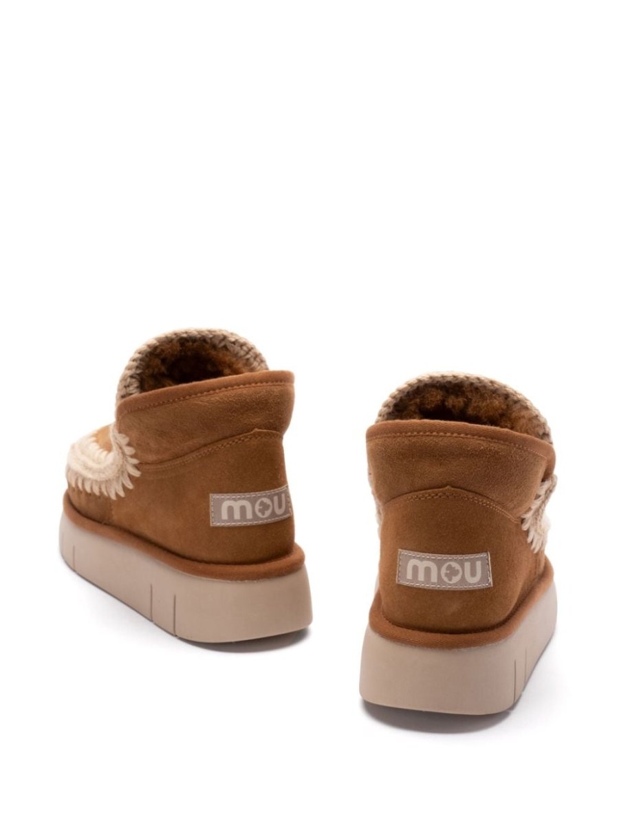 Mou Boots Leather Brown - mondo moda griffe