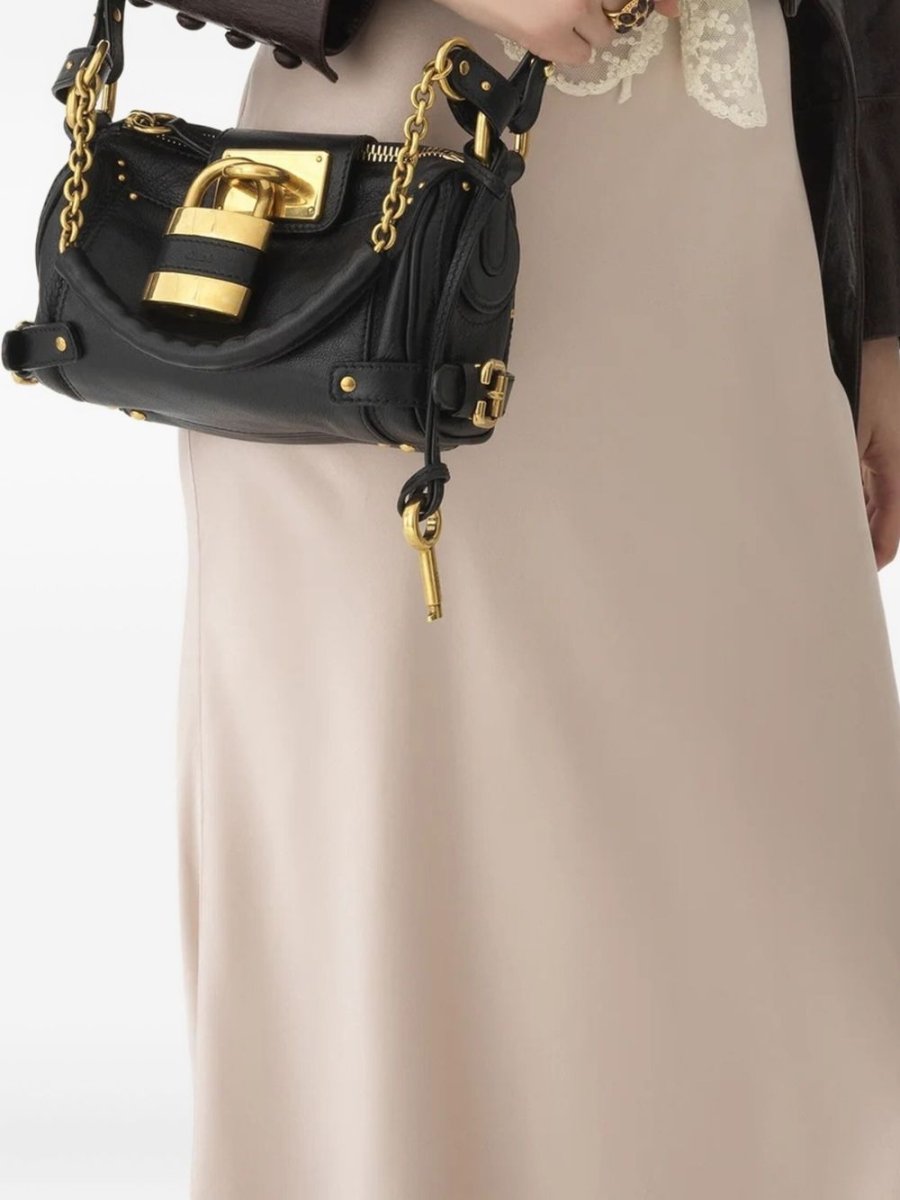 Chloé Small Paddington chain bag in grained leather - mondo moda griffe