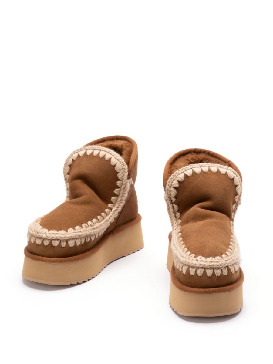 Mou Boots Leather Brown - mondo moda griffe