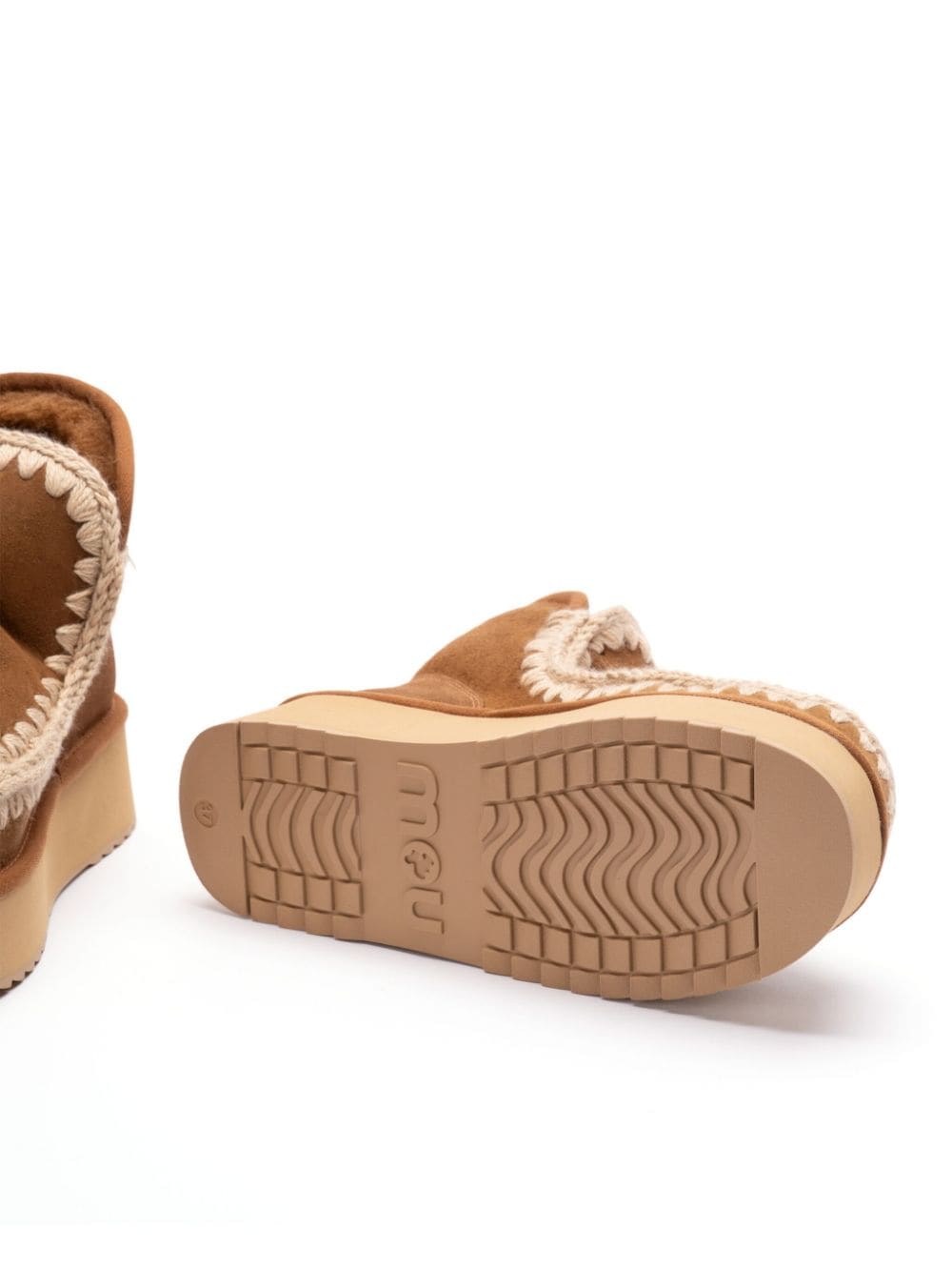 Mou Boots Leather Brown - mondo moda griffe