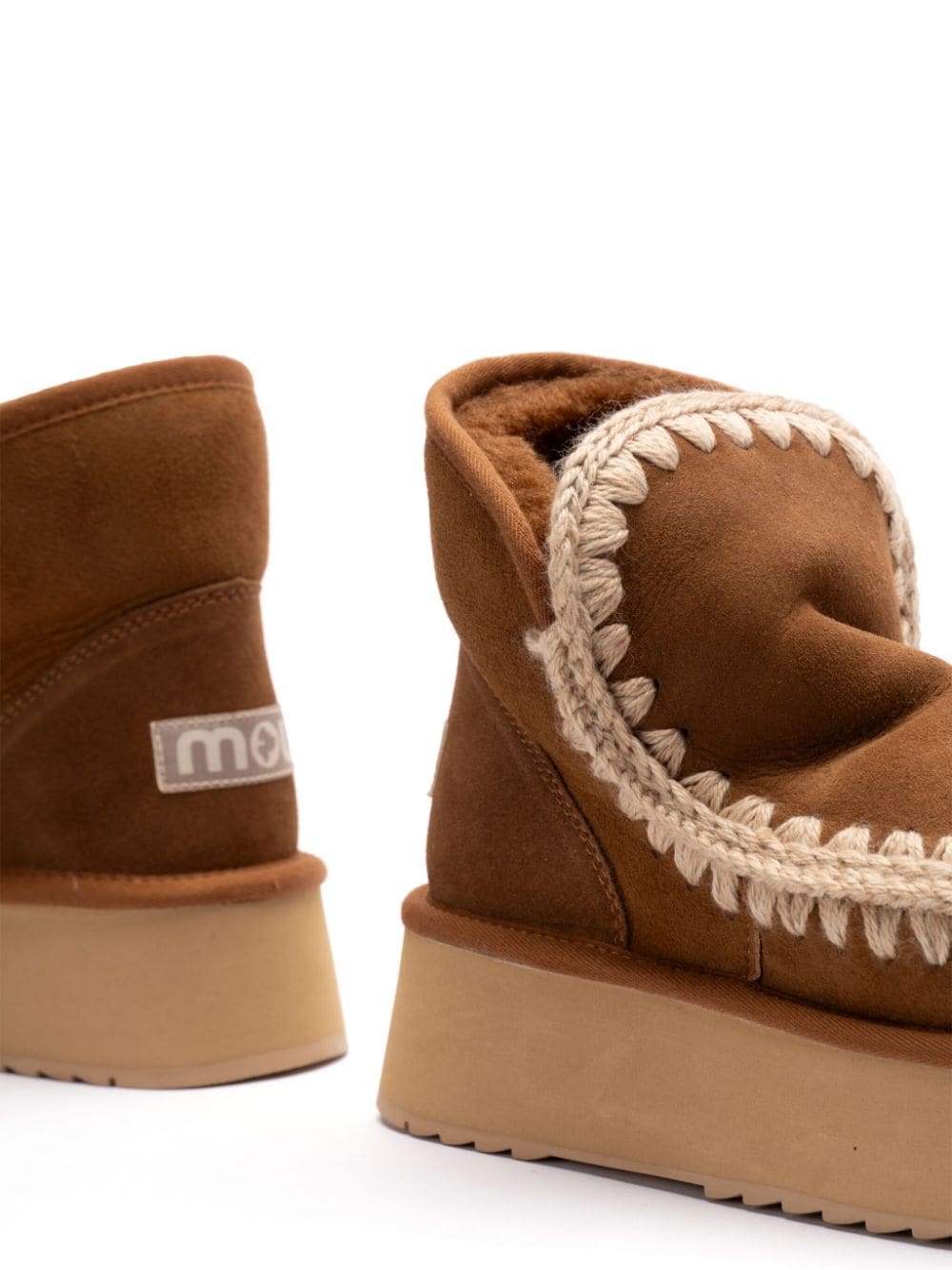 Mou Boots Leather Brown - mondo moda griffe